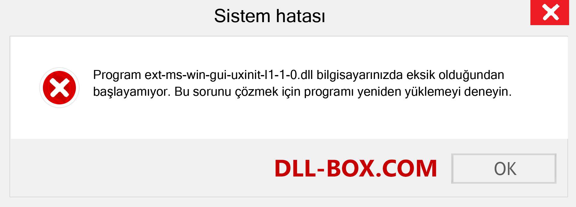 ext-ms-win-gui-uxinit-l1-1-0.dll dosyası eksik mi? Windows 7, 8, 10 için İndirin - Windows'ta ext-ms-win-gui-uxinit-l1-1-0 dll Eksik Hatasını Düzeltin, fotoğraflar, resimler